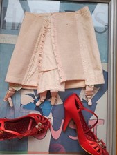 Vintage RANGO open bottom GIRDLE - 4 garters - M/L W: 30"-32"