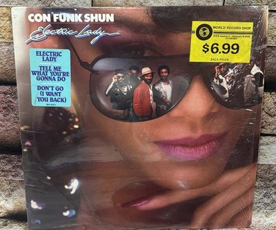 CON FUNK SHUN ELECTRIC LADY (VG+) 824345-1 LP VINYL RECORD|ORIGINAL SHRINKWRAP