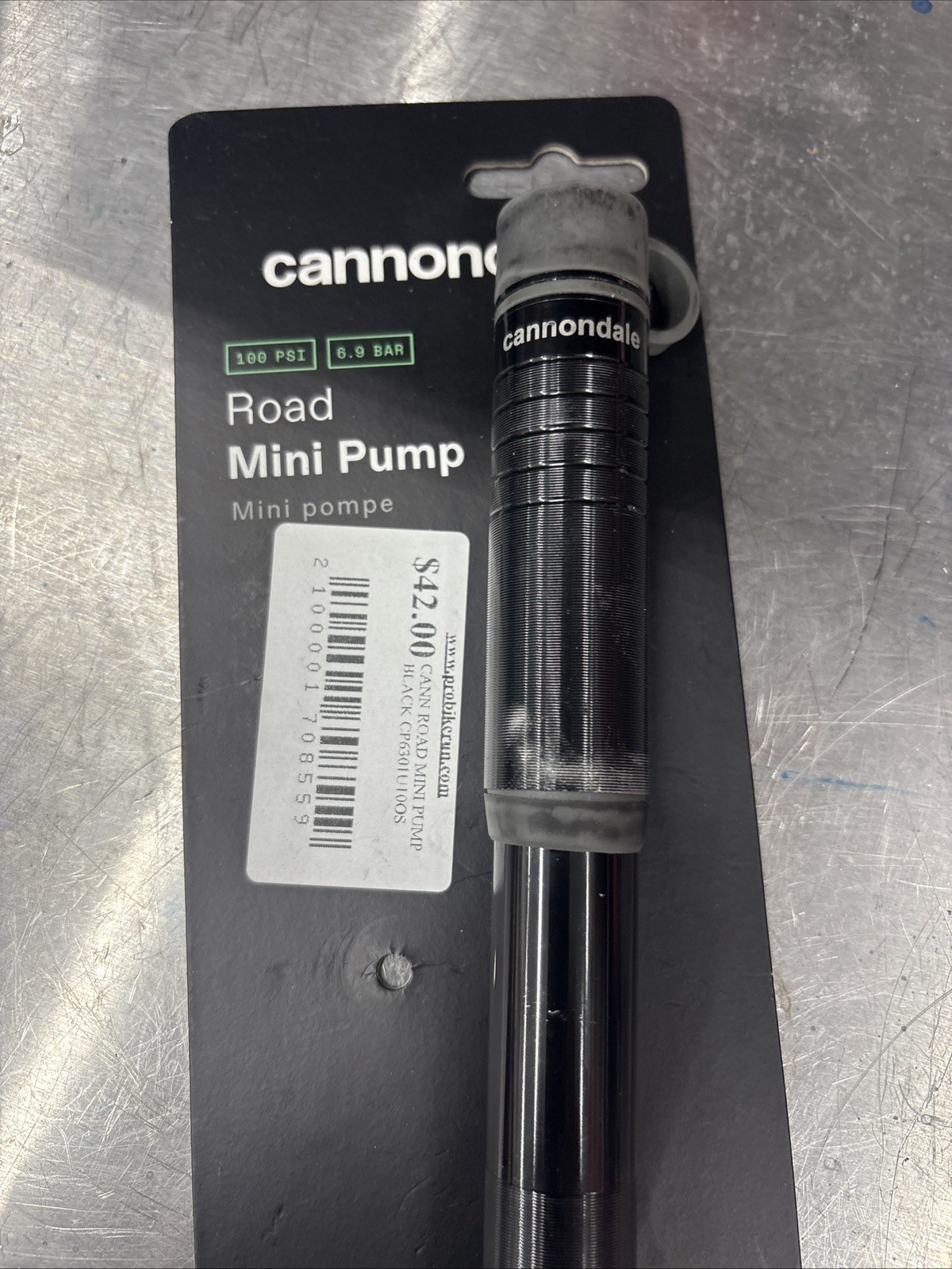 Cannondale Road Mini Pump Black/Grey, One Size