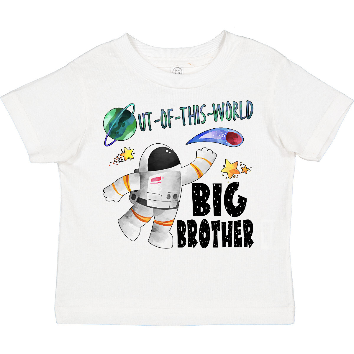Inktastic Out Of This World Big Brother Astronaut In Space Toddler T-Shirt Sis