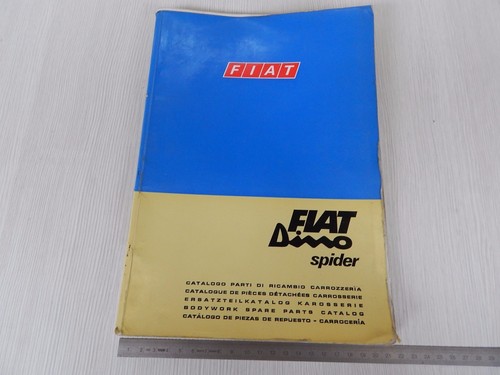 CATALOGO PARTI DI RICAMBIO SOLO CARROZZERIA ORIGINALE FIAT DINO SPIDER 1968 - Foto 1 di 12