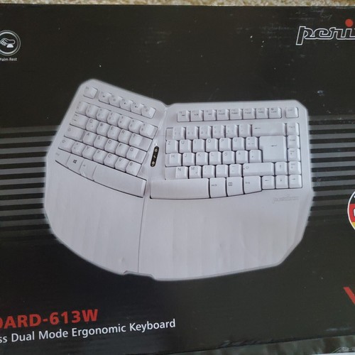 Perixx PERIBOARD-613W, Mini Wireless Ergonomic Split Keyboard 2.4G & Bluetooth - Picture 3 of 11