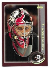MARTIN BIRON 2002-03 TOPPS GOLD FACT SET CARD NEAR MINT+ CONDITION
