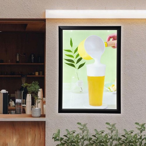 24''x33'' Led Poster Frame Commercial Art Picture Frame Advertise Display Sign - Picture 15 of 18