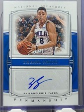 2019-20 Panini National Treasures Penmanship /99 Zhaire Smith #PM-ZSM Auto