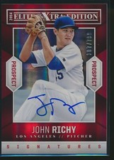 2014 Elite Extra Edition Prospect Auto #45 John Richy 307/799