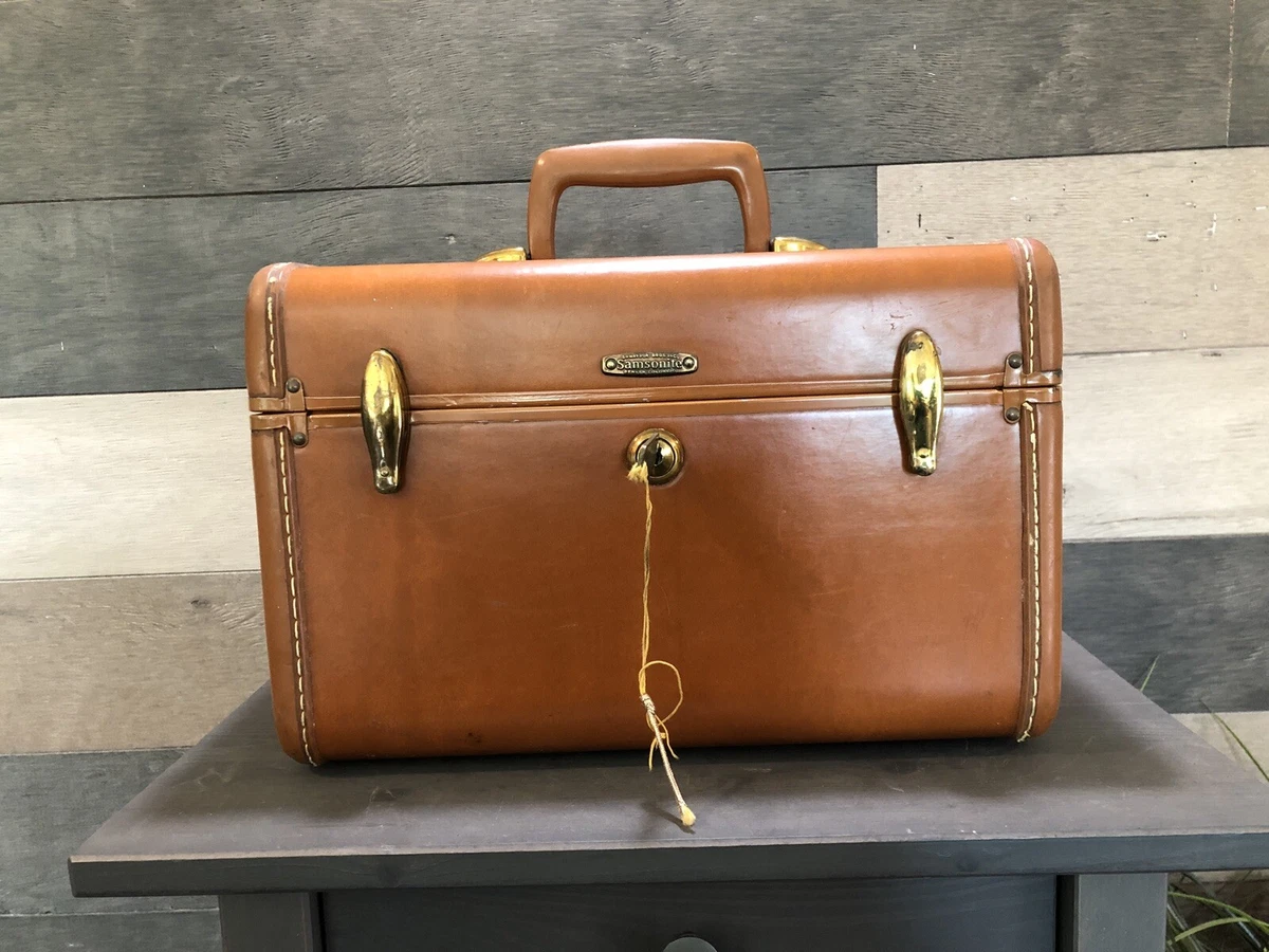 ANTIQUE VTG SAMSONITE 4612 TRAIN CASE SHWAYDER LUGGAGE W Original