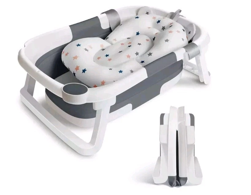 Baby Bath Tub Foldable Bathtub, Grey
Opens in a new window or tab