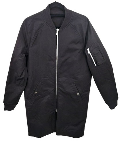 Rick Owens SS20 Babel Zip-Up Jacket Black XS | eBay