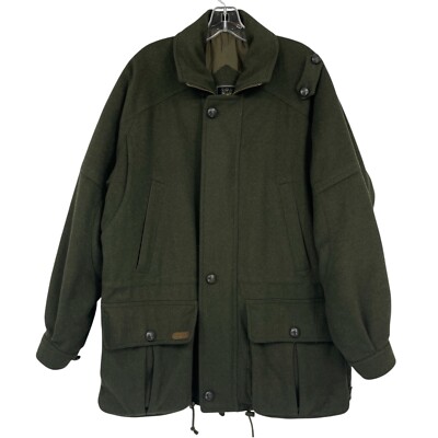 SANKT HUBERTUS VTG Wool Cashmere Coat Green Himalaya