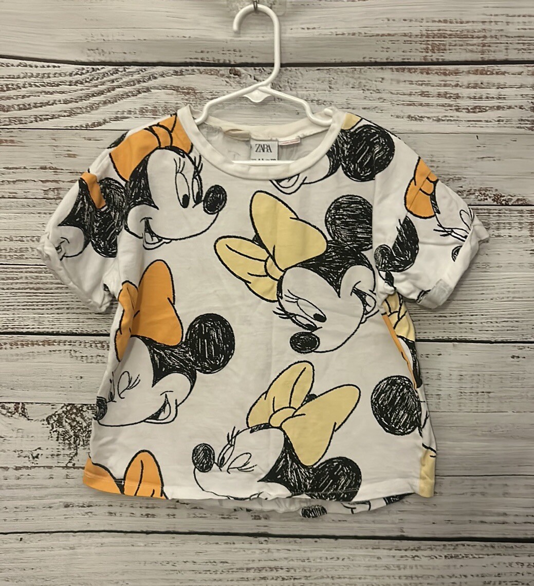 Mickey Mouse Vestido Minnie Zara Minnie Mouse Shirt From Zara Size 4-5
