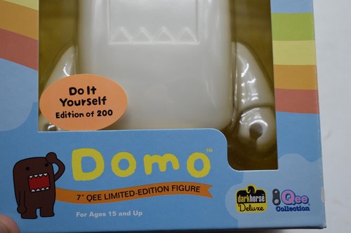ULTRA RARE DOMO DO IT YOURSELF Limited Edition 7" BLANK Qee 1 Of 200 MADE VHTF - Picture 4 of 10