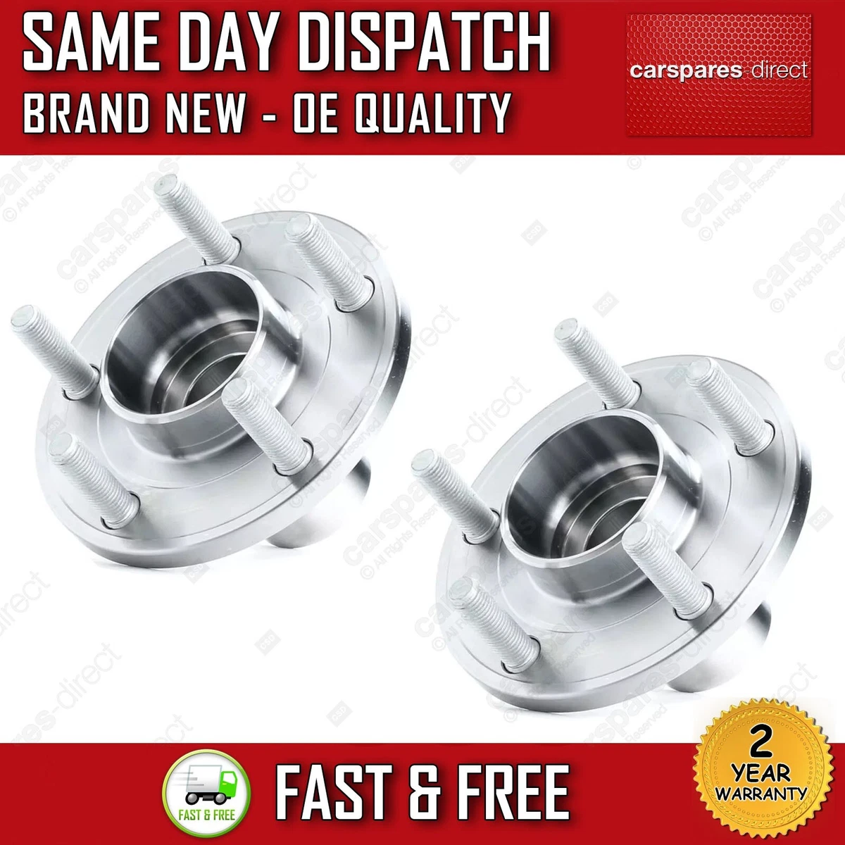ATEC Germany – Set Cuscinetto Ruota Posteriore Con Sensore ABS Integrato Per Ford C-MAX Mk2 E Grand C-MAX (5 Fori, Flangia 136mm)