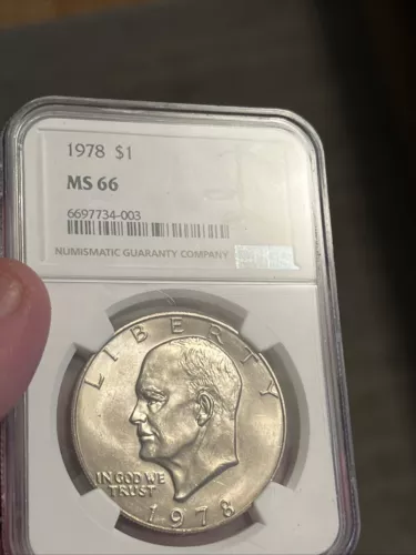1978 P Eisenhower Dollar NGC MS66 Tough Year For These