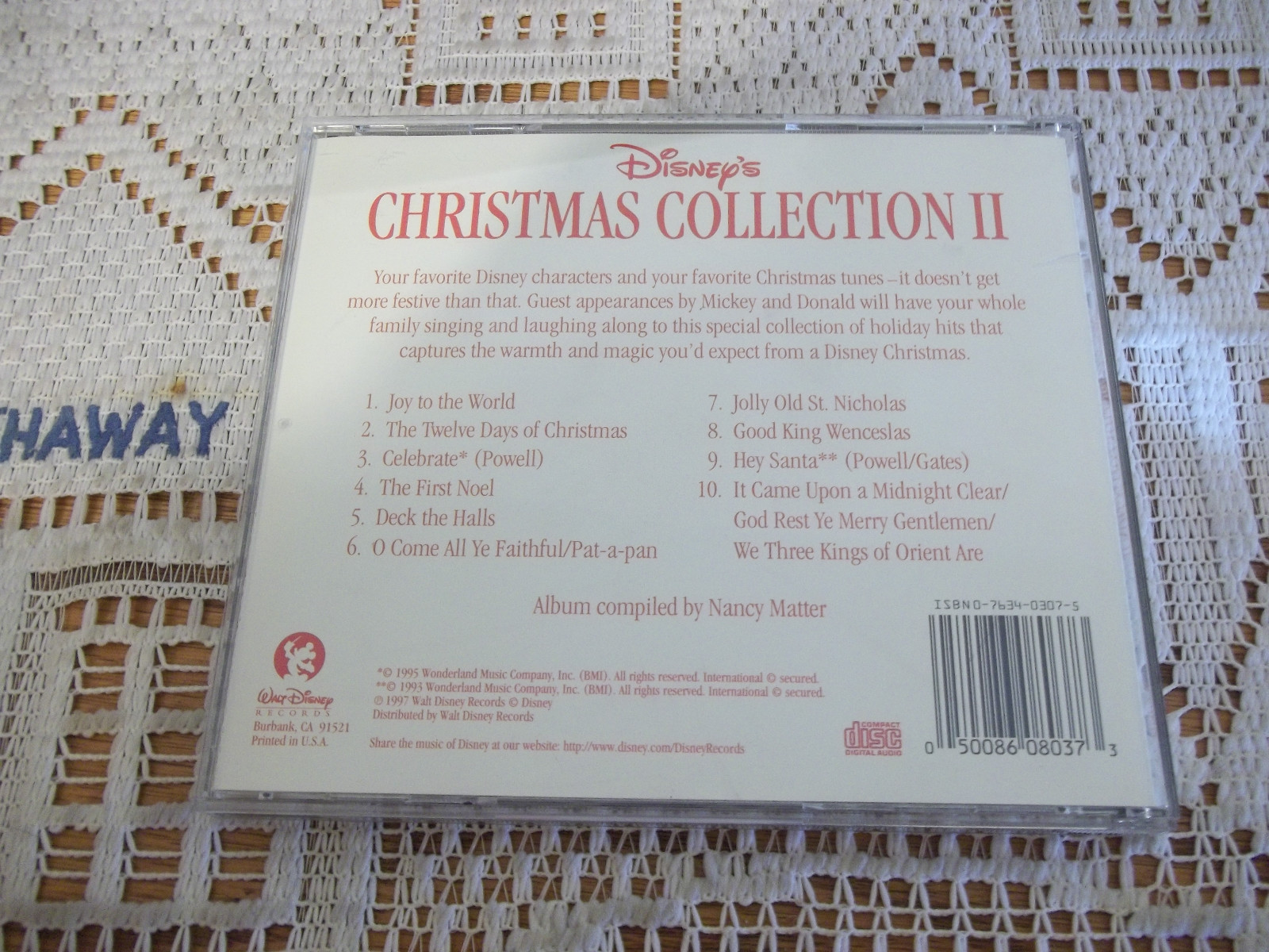 Various Disney S Christmas Collection Ii Cd Id7427a For Sale Online Ebay