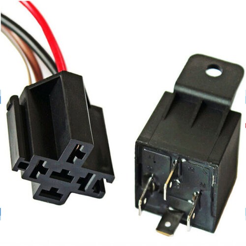 For 12V 40Amp 175°-185° Thermostat Dual Electric Cooling Fan Wiring Relay Sensor - Picture 5 of 7