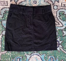 Vineyard Vines Womens Sz 2 Corduroy Mini Skirt Black