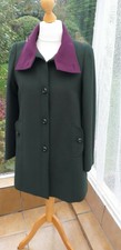 Paul Costelloe Smart Elegant Khaki/green Coat Length Above Knee Size12 - New
