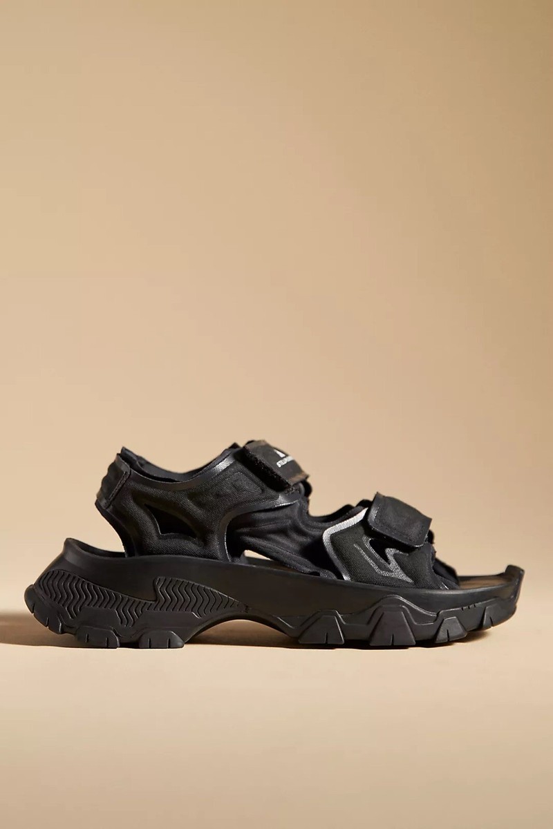 adidas Stella McCartney HIKA Sandals Black HP6322 US 7 Women