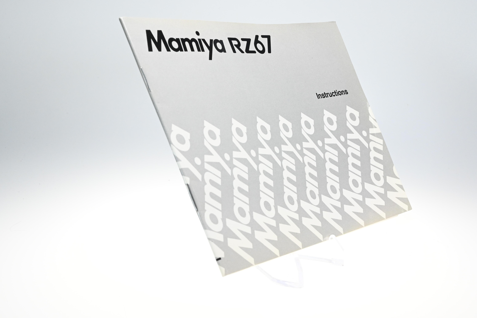 Mamiya RZ67 Instructions Manual Guide #G369