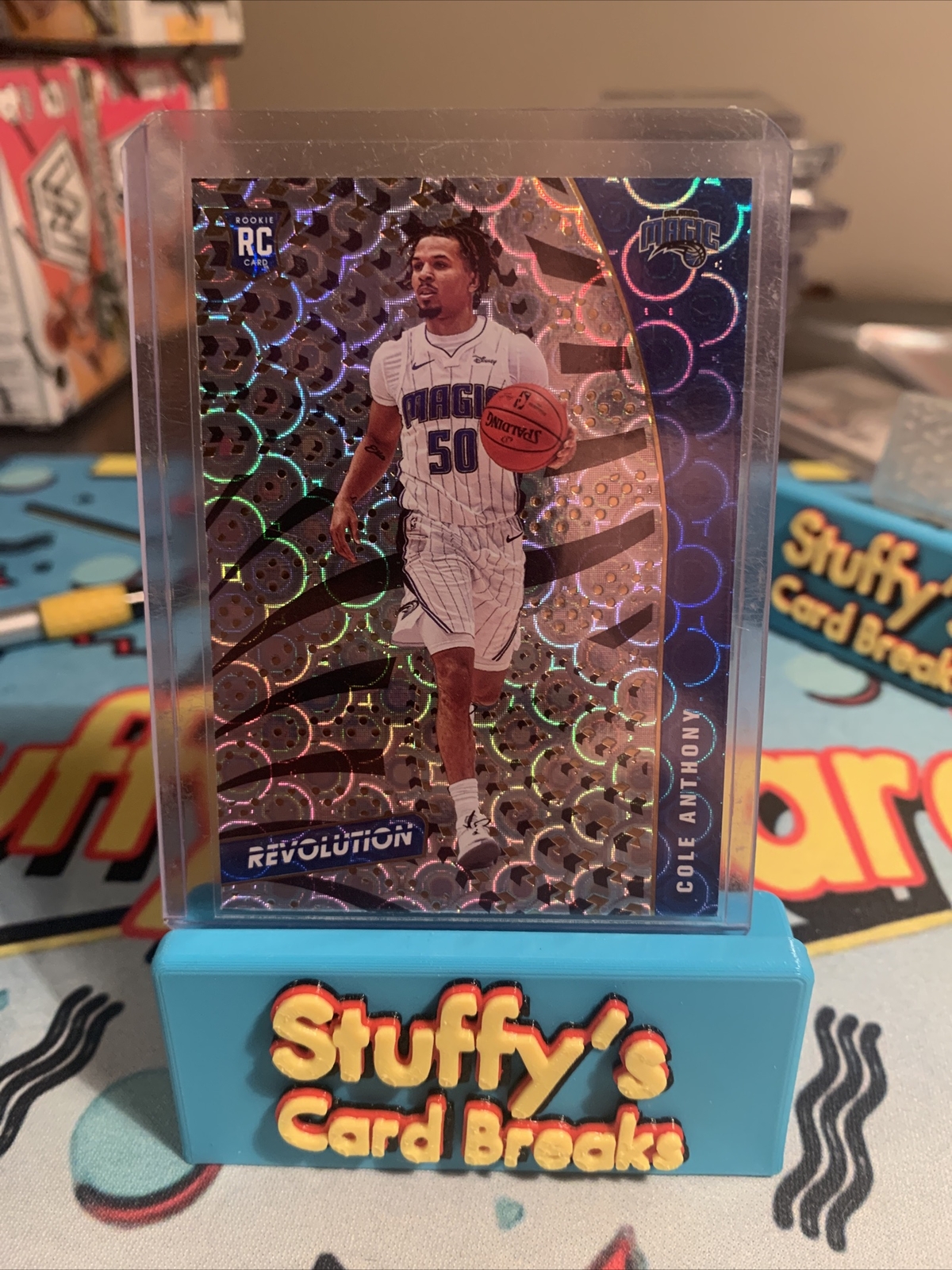 Cole Anthony 2020-21 Panini Revolution Groove Parallel Rookie RC #106