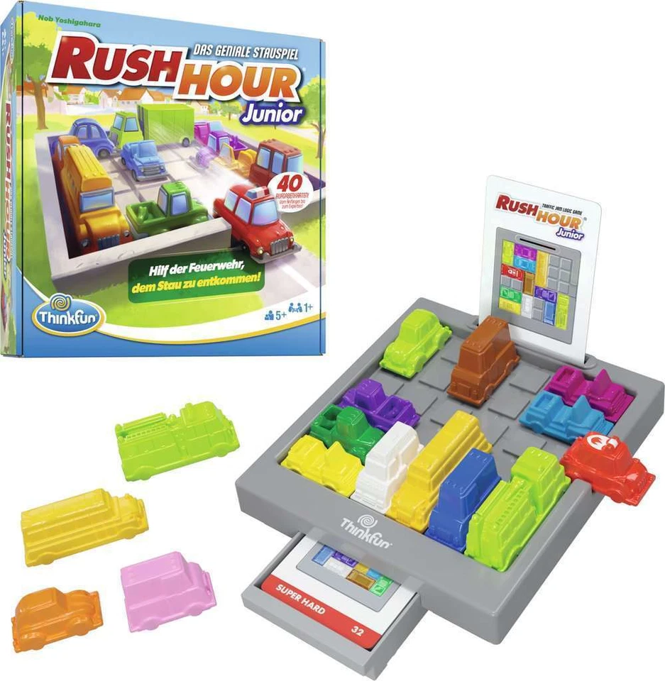 Thinkfun ThinkFun Rush Hour Rush Hour® Junior - Logikspiel ab 5 Jahre - Bild 3 von 4
