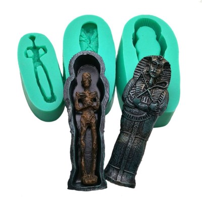 Silicone Pharaoh Egyptian Coin Fondant Mould Cake Decor Chocolate Mold DIY F Silicone Pharaoh Egyptian Coin Fondant Mould Cake Decor Chocolate Mold DIY F