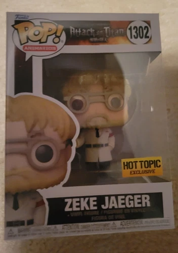 Funko Pop! Zeke Jaeger #1302 Attack on Titan Hot Topic Exclusive In hand 