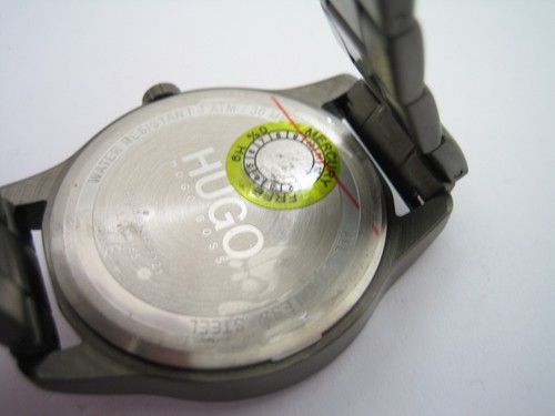 RELOJ HUGO BOSS DARE PARA HOMBRE 1530021 ACERO INOXIDABLE PULSERA CUARZO GENUINO - Imagen 9 de 9