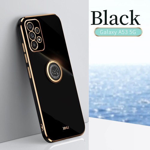 Soft Case For Samsung A12 A22 A32 A52S A71 A72 A50 Plating Ring Stand Slim Cover - Picture 12 of 18