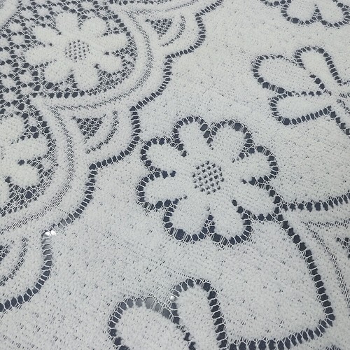 White Embroidered Lace Tablecloth Table Cloth Doily Vintage Dining Wedding Decor - Picture 68 of 89