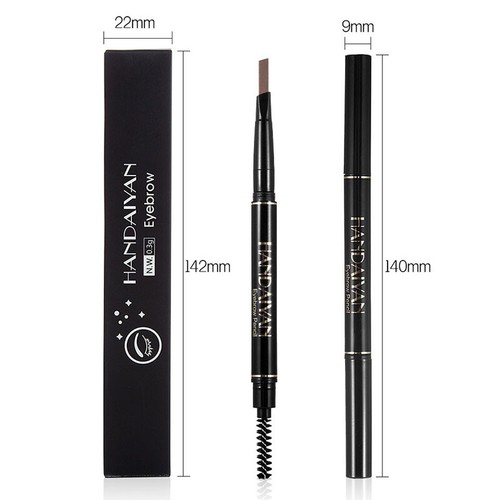 Double Heads Long Lasting Waterproof Automatic Rotation Makeup Eyebrow Pen † - Picture 2 of 38