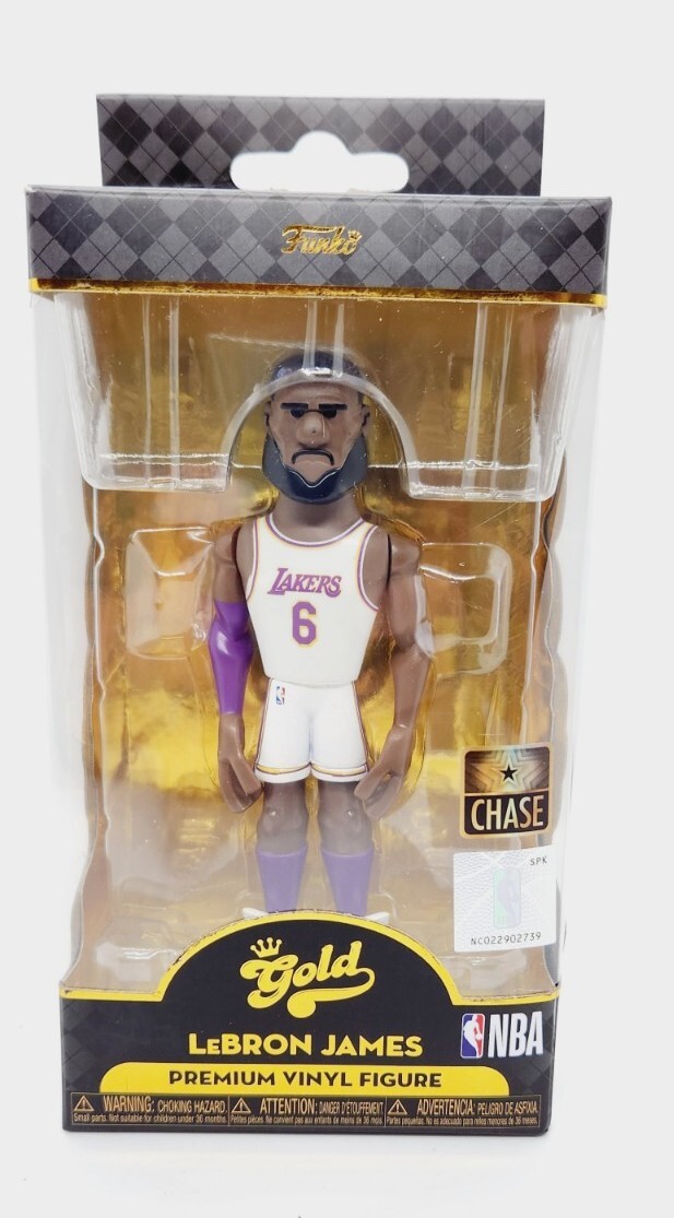 FUNKO GOLD NBA LEBRON JAMES CHASE PREMIUM VINYL FIGURE 5