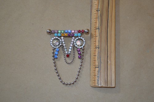 Kirks Folly Crying Eyes Pin Brouch Face - Picture 2 of 7