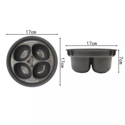 Poached Egg Maker Insert 4 Egg Poacher Insert Nonstick Practical For Frying Pans - Picture 4 of 13