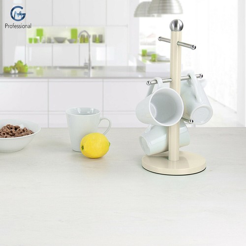 Soporte para árbol de 6 tazas de acero inoxidable soporte para rollos de papel soporte para toallas - Imagen 14 de 27