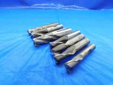 8PCS HSS SQUARE AND ROUGHING END MILL VARIOUS SIZES FROM 1/2 - 13/16 .5 .8125