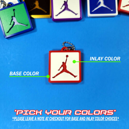3D Printed Air Jordan Style HangTag Shoe Tag Key Chain *PICK YOUR COLORS* Custom - Picture 2 of 8