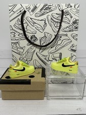 OW Airforce 1 mini Sneaker Keychain with Shoe Box 3D Gift/Charm High Quality