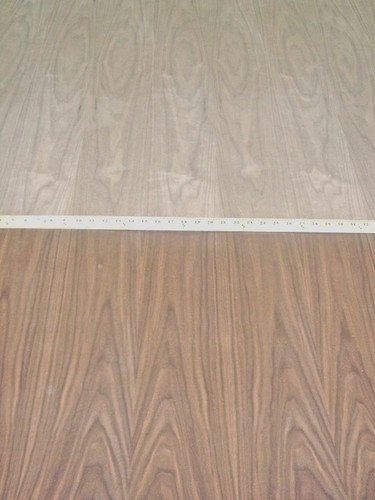 Impiallacciatura legno noce 24"x 24" con buccia e bastone PSA buccia stick adesivo 1/40" - Foto 2 di 12