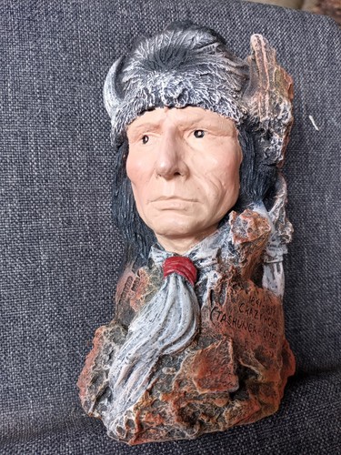 CRAZY HORSE Bust 1841 - 1877, Chief, Indian, Native American, Tashunca - Uitco - 第 1/11 張圖片