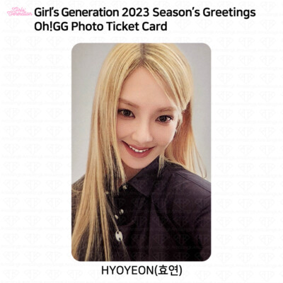 SNSD 2023 Season's Greetings Oh!GG Photo Ticket Card Movie