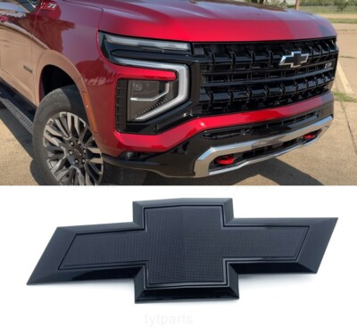 #ad Custom Front Gloss Black Bowtie Emblem 2021 2026 Suburban Tahoe Colorado OEM $45.95