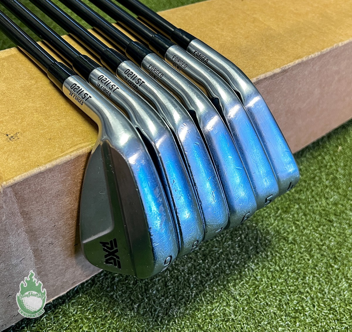 Used LH PXG 0311T Gen 2/ 0211ST 3X Forged Irons 4-9 6.5 X-Stiff