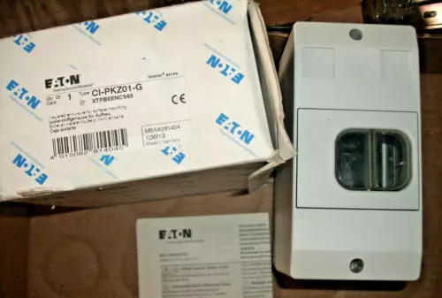 EATON MOELLER CI-PKZ01-G XTPBXENCS65 INSULATED ENCLOSURE SURFACE MOUNT