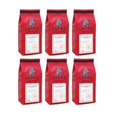 Lacas Coffee Company 6 count Colombian Supremo Medium Fine 12 oz. 13.33 per pound