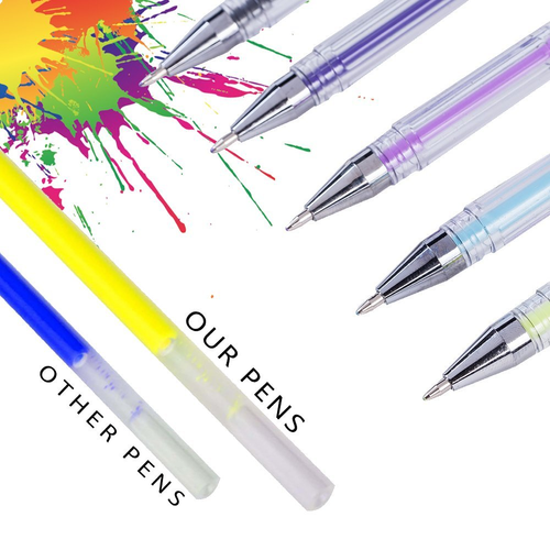 Reaeon 200 Color Gel Pens Coloring Set Art 100 Gel Colored Pen Plus 100