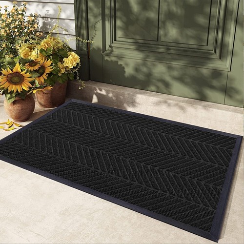 Barrier Mat Entrance Door Mat Heavy Duty Non Slip Dirt Trapper Rubber Back Rugs - Picture 28 of 38