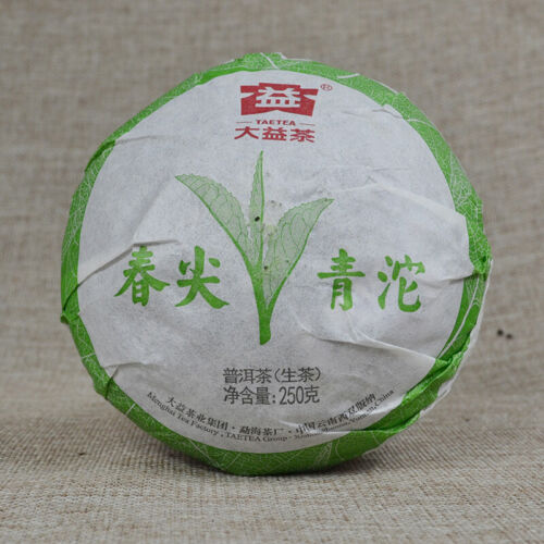 Spring Tips Green Tuo 2012 TAETEA Menghai Raw Puer Tea Shen Tuocha Tea 250g - Picture 8 of 8