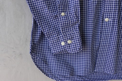 Ralph Lauren Camicia Uomo 15 Maniche Lunghe Vestibilità Regular Modello Check Blu - Foto 6 di 12